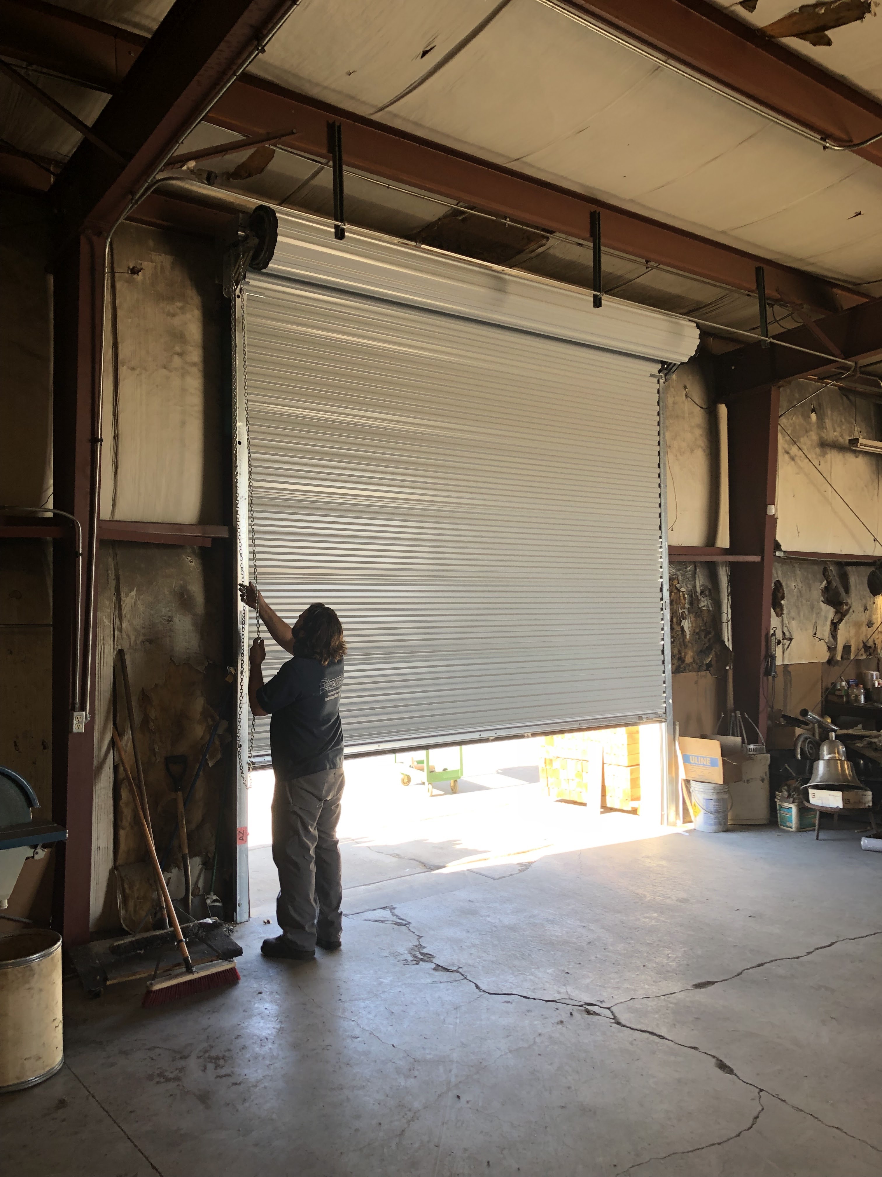 Rolling Steel Service Door